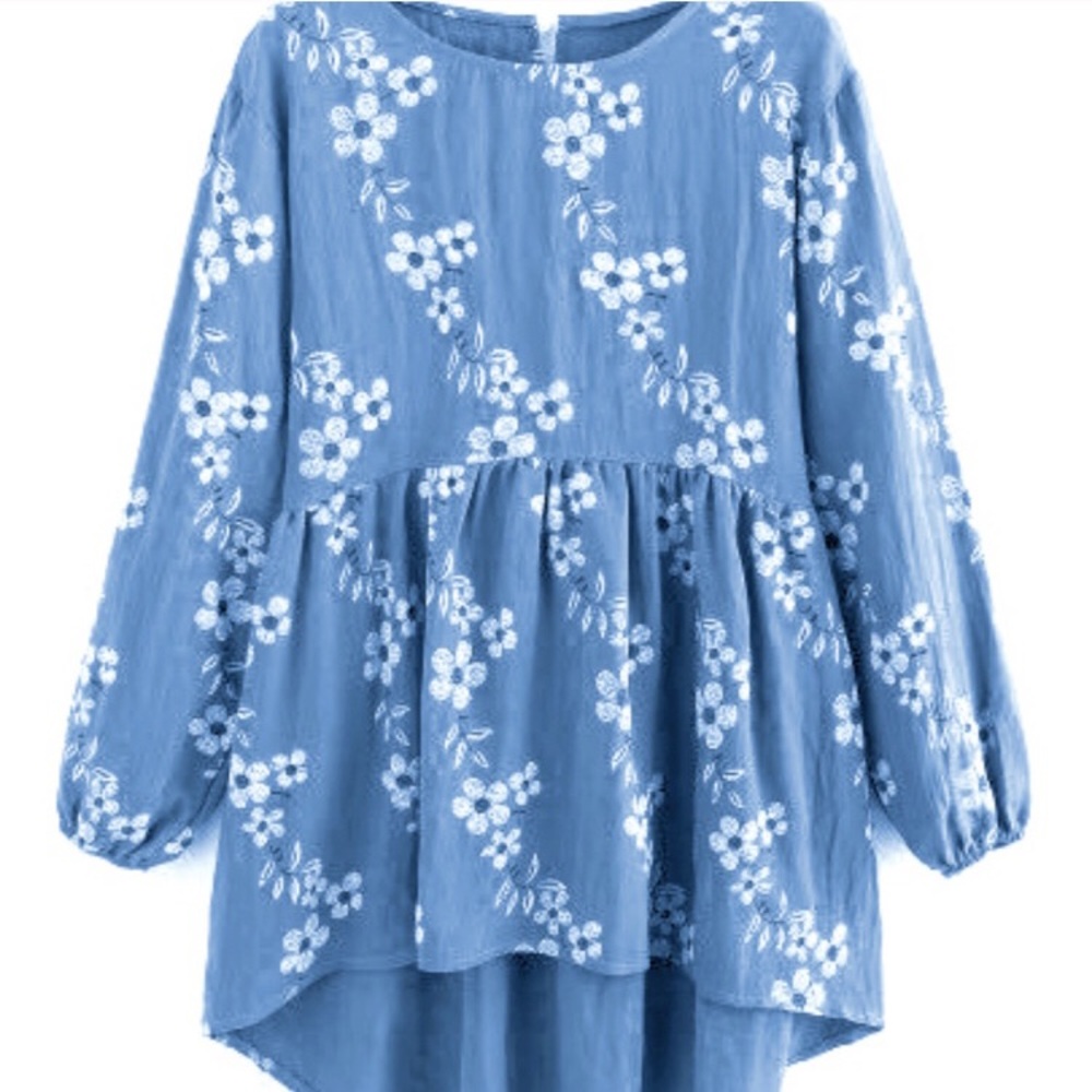 Blue blouse - Picture 6 of 6